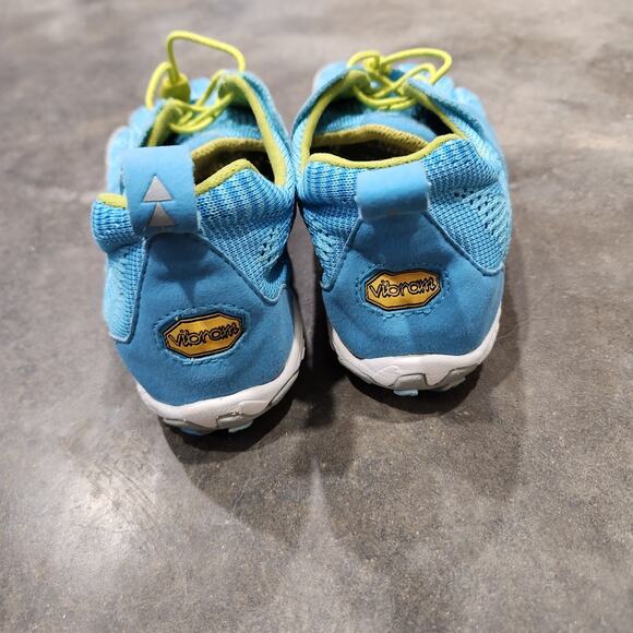 Vibram Womens Five Fingers KMD EVO Shoe Blue/Yellow Sz 38 EU/7-7.5 US Excellent - Picture 4 of 8
